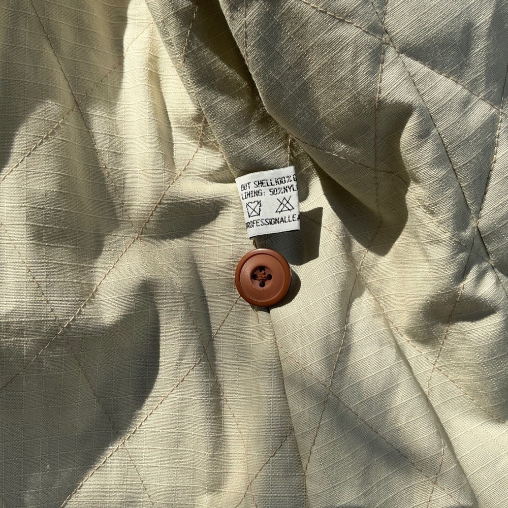Vintage Dino Gallucci Suede Leather Coat Women's 42 Fur Collar Lined Jacket Brow - Picture 9 of 9